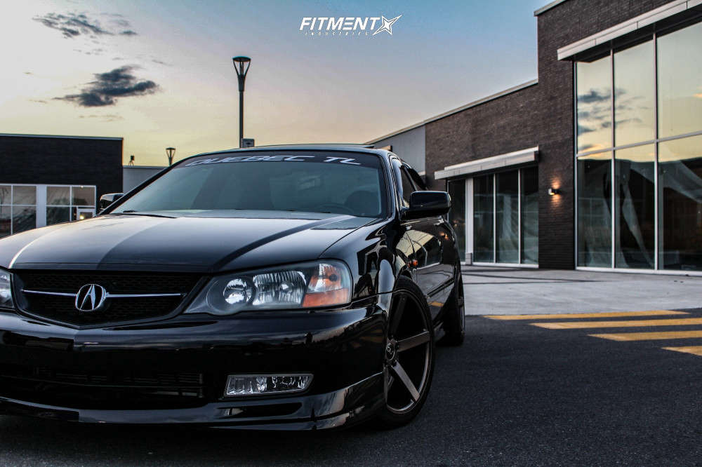 2003 Acura TL Type-S with 18x9 JNC Jnc026 and Zestino 235x40 on Coilovers |  1244997 | Fitment Industries