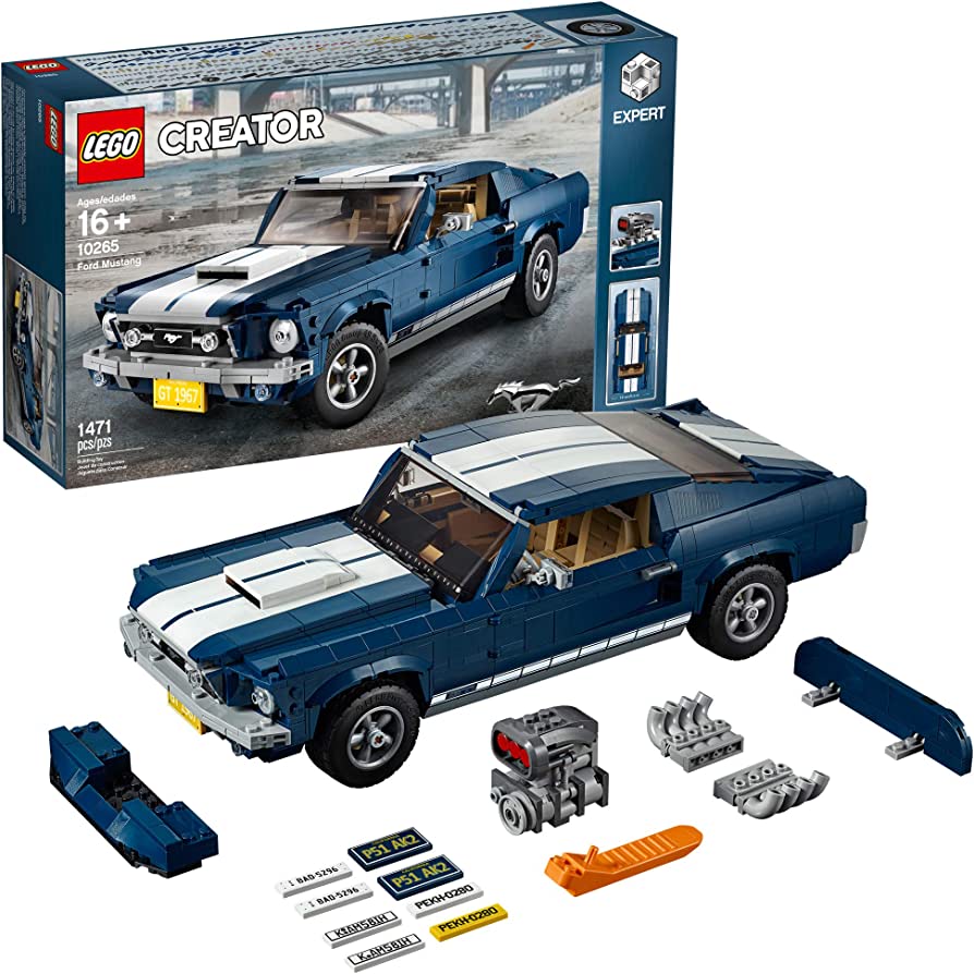 Amazon.com: LEGO Creator Expert Ford Mustang 10265, Exclusive Advanced  Collector's Car Model : Toys & Games