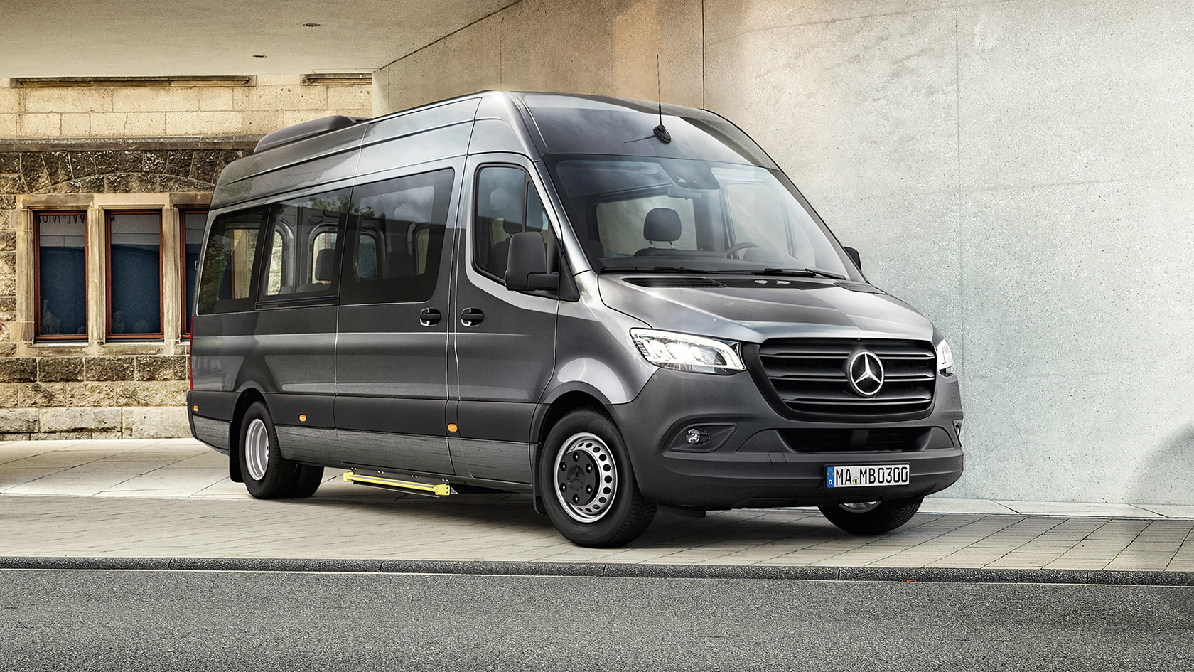 The Sprinter minibuses: The Sprinter Transfer – Mercedes-Benz Buses