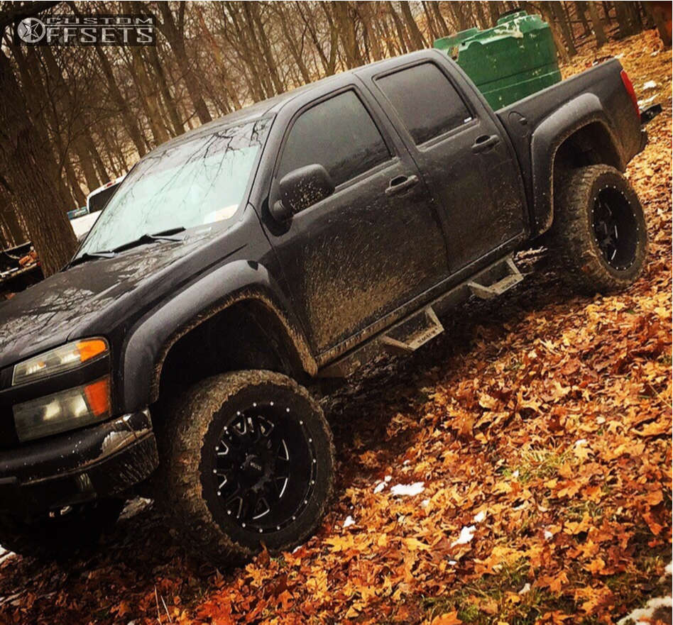 2010 Chevrolet Colorado with 20x10 -25 Ultra Hunter and 33/12.5R20 Federal  Couragia Mt and Suspension Lift 3" | Custom Offsets