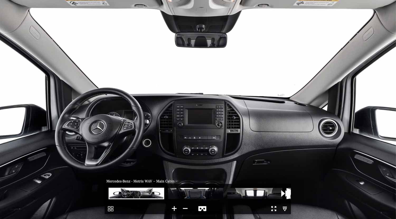 Mercedes Benz Metris Interior 360 Tour – Virtual Media 360