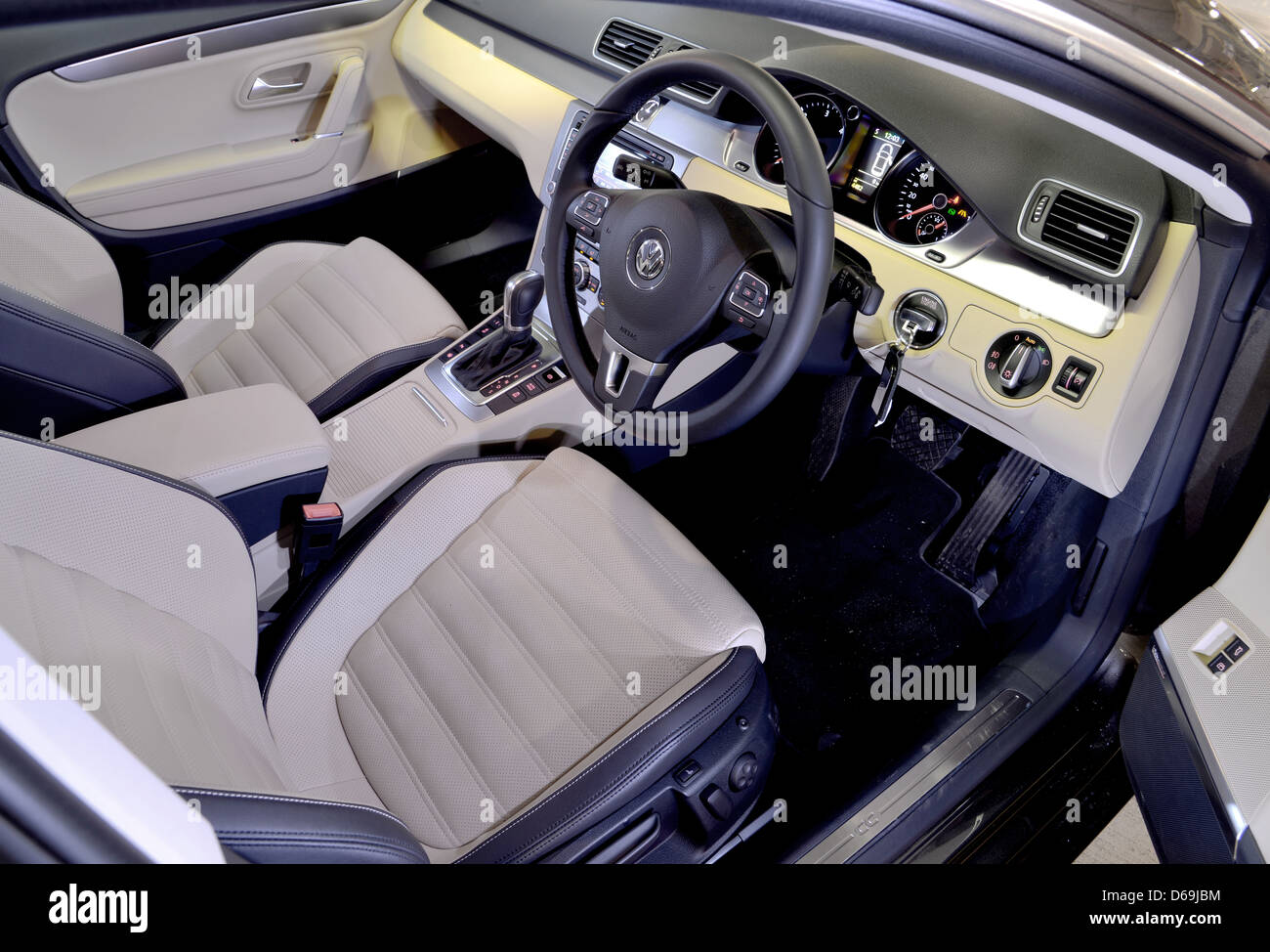 2012 2013 VW Volkswagen Passat CC interior Stock Photo - Alamy