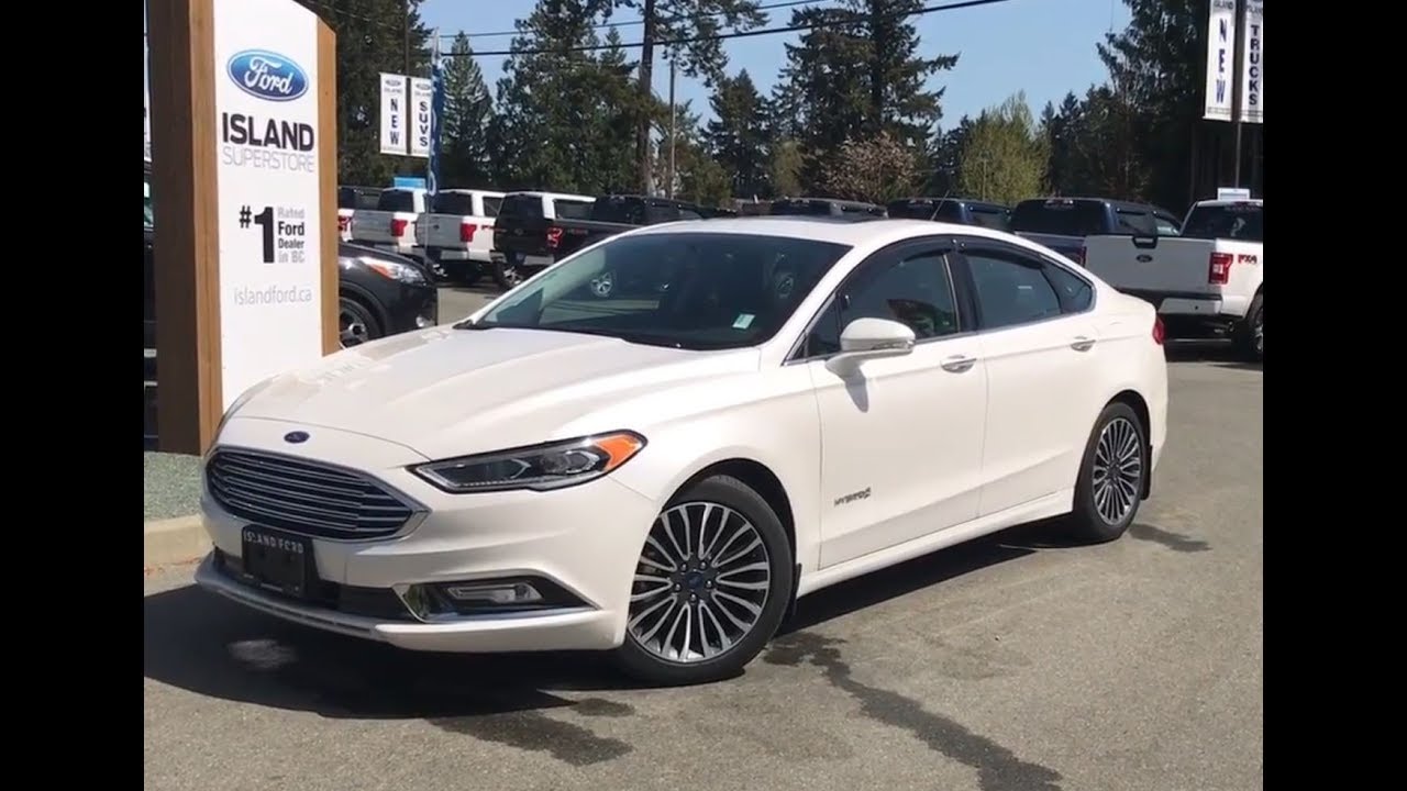 2018 Ford Fusion Hybrid Titanium Review| Island Ford - YouTube