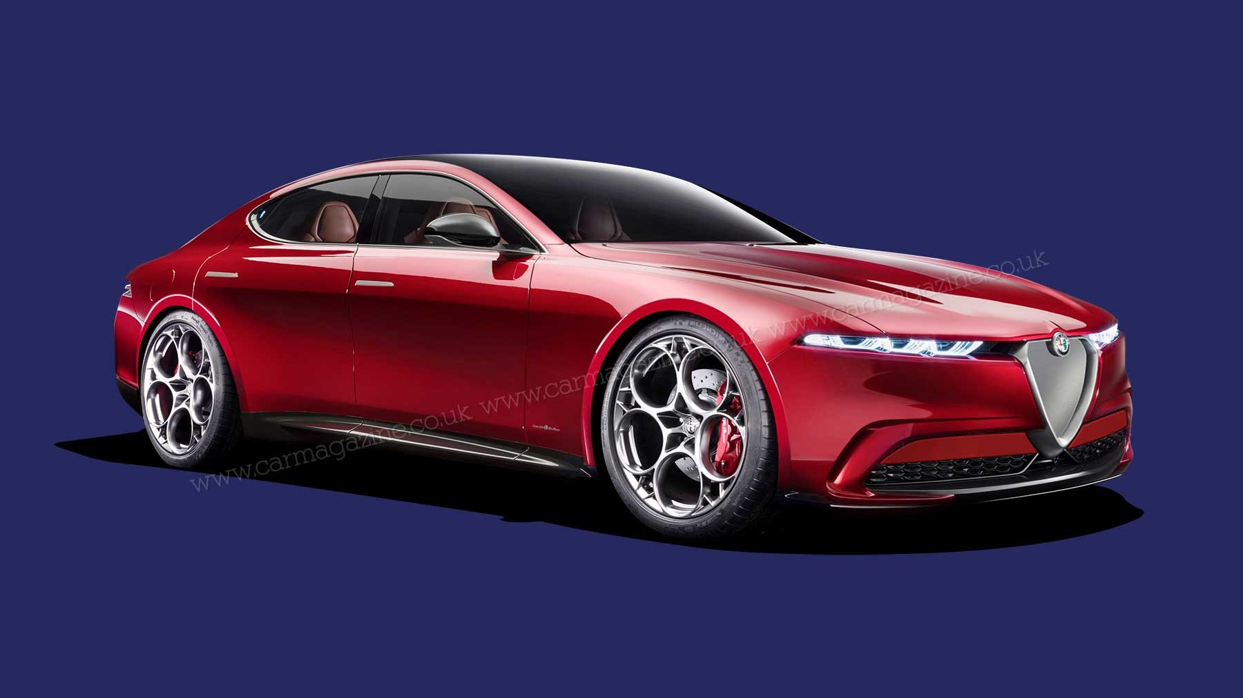 New 2025 Alfa Romeo Giulia Quadrifoglio EV | CAR Magazine