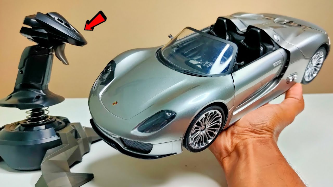 Fastest Porsche 918 Spyder RC Vs RC Bugatti With Real Steering Car –  Chatpat toy tv - YouTube