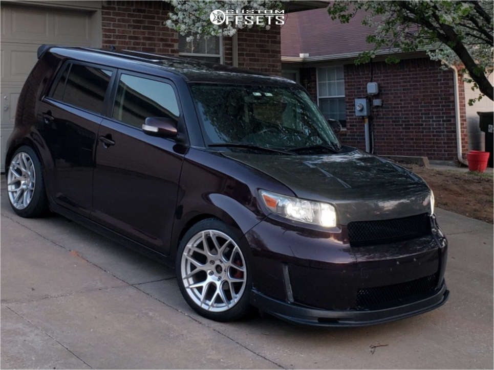 2010 Scion XB with 18x9 30 Aodhan Ls002 and 215/45R18 Dunlop SP Sport 5000  and Lowering Springs | Custom Offsets