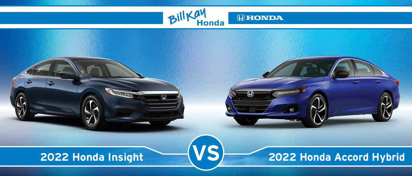 2022 Honda Insight vs. Accord Hybrid | Features & Specs