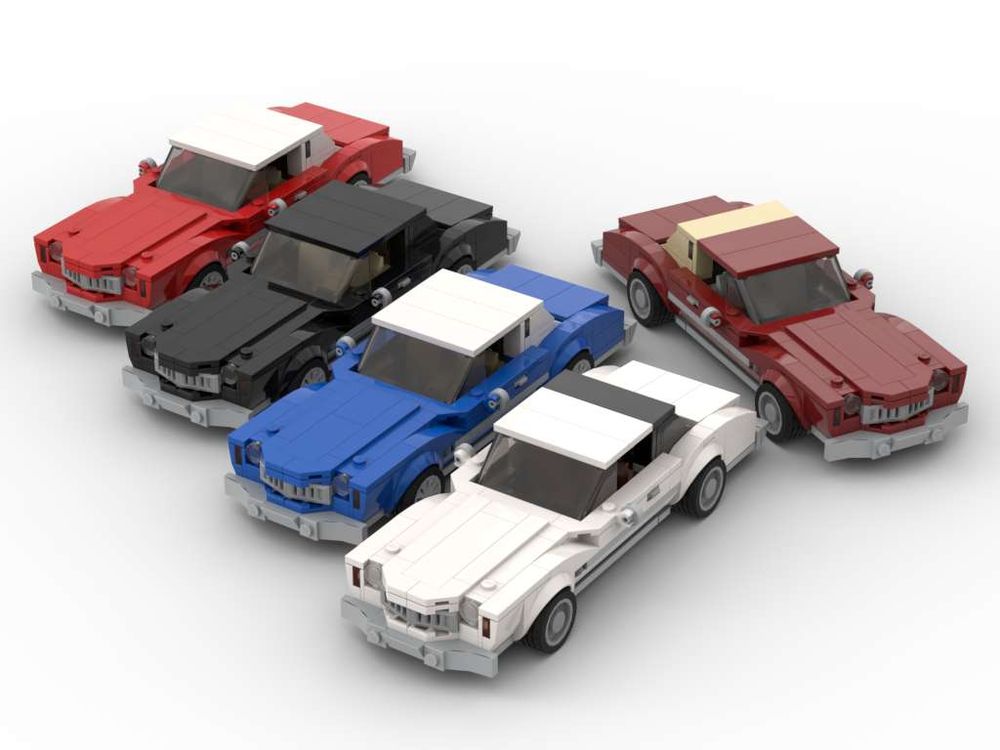 LEGO MOC Chevrolet Monte Carlo - Set of Five Colors by IBrickedItUp |  Rebrickable - Build with LEGO