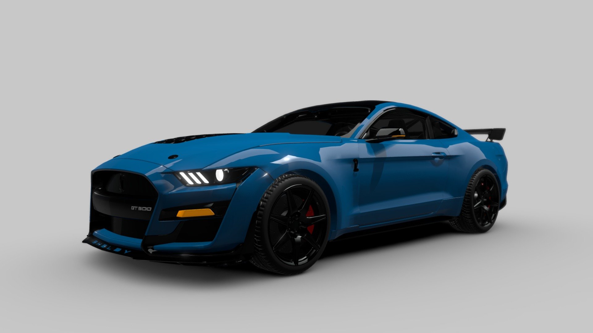 Ford Mustang Shelby GT500 - Download Free 3D model by Jiaxing (@saitoyang)  [0eaa7a1]