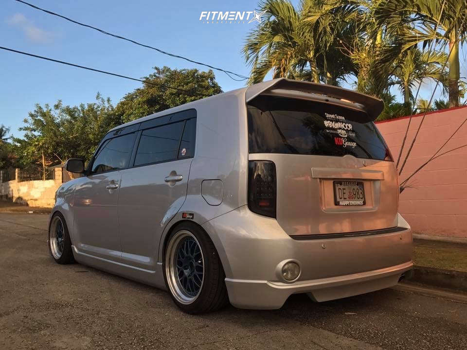 2010 Scion XB Base with 17x8.5 ESR Sr01 and Nankang 205x45 on Coilovers |  864203 | Fitment Industries