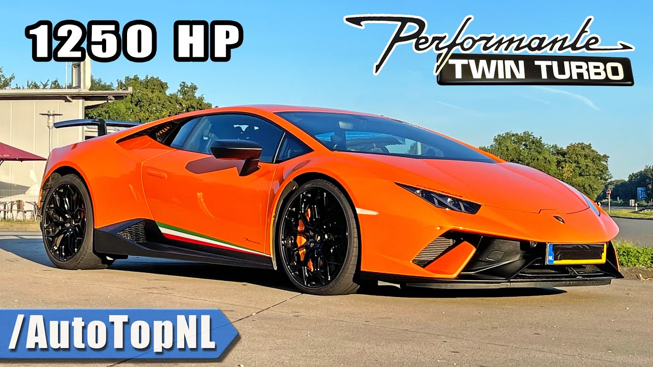 1250HP Lamborghini Huracan TWIN TURBO *358km/h* REVIEW on AUTOBAHN by  AutoTopNL - YouTube