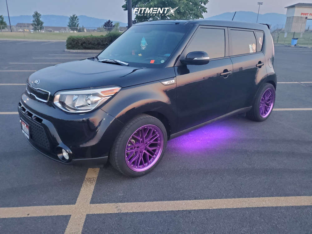 2015 Kia Soul ! with 18x8.5 XXR 571 and Vercelli 245x40 on Stock Suspension  | 1809259 | Fitment Industries