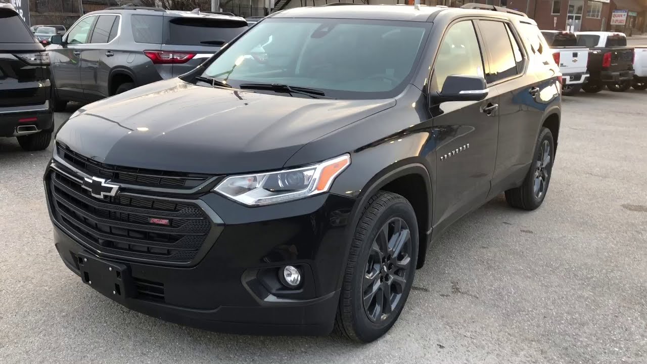 2021 Chevrolet Traverse RS!! - AWD - BLACK - DUAL PANEL SUNROOF + SO MUCH  MORE - Stock No. T11144105 - YouTube