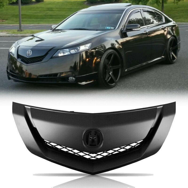 Fit 2009 2010 2011 Acura TL Front Bumper matte Black Grille Mesh  Replacement | eBay