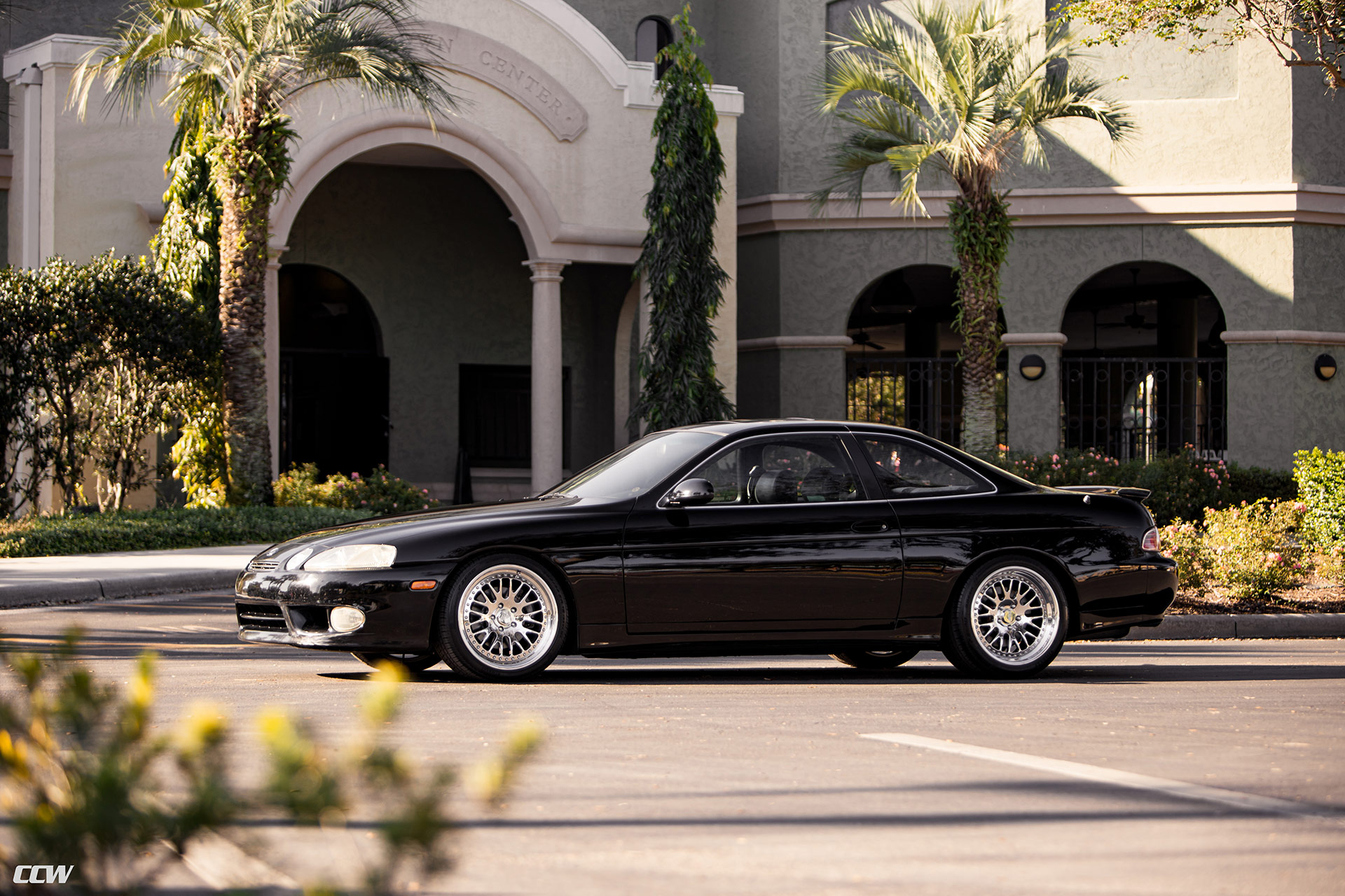 Black Lexus SC300 Equipped With CCW Classic Wheels in Polished Aluminum -  CCW Wheels
