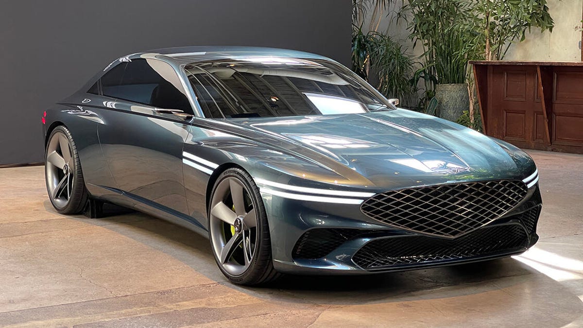 The Genesis X concept is an absolutely spectacular electric coupe - CNET
