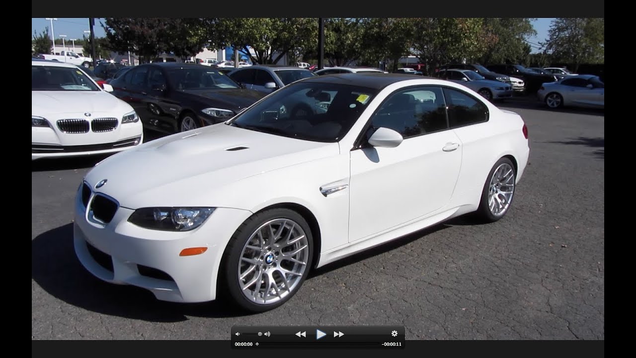 2011 BMW M3 Coupe Start Up, Exhaust, and In Depth Tour - YouTube