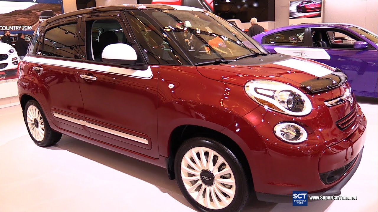 2016 Fiat 500L Lounge - Exterior and Interior Walkaround - 2016 Montreal  Auto Show - YouTube