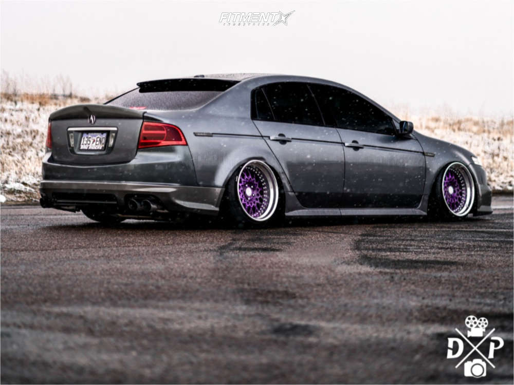 2004 Acura TL Base with 18x10 Avant Garde F141 and Federal 215x35 on Air  Suspension | 553259 | Fitment Industries