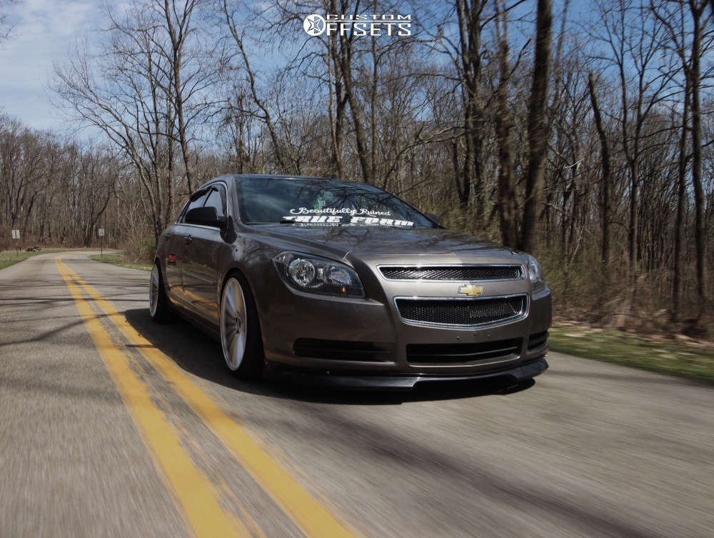 2012 Chevrolet Malibu with 19x8.5 35 Alzor 084 and 215/35R19 Delinte Dh2  and Coilovers | Custom Offsets