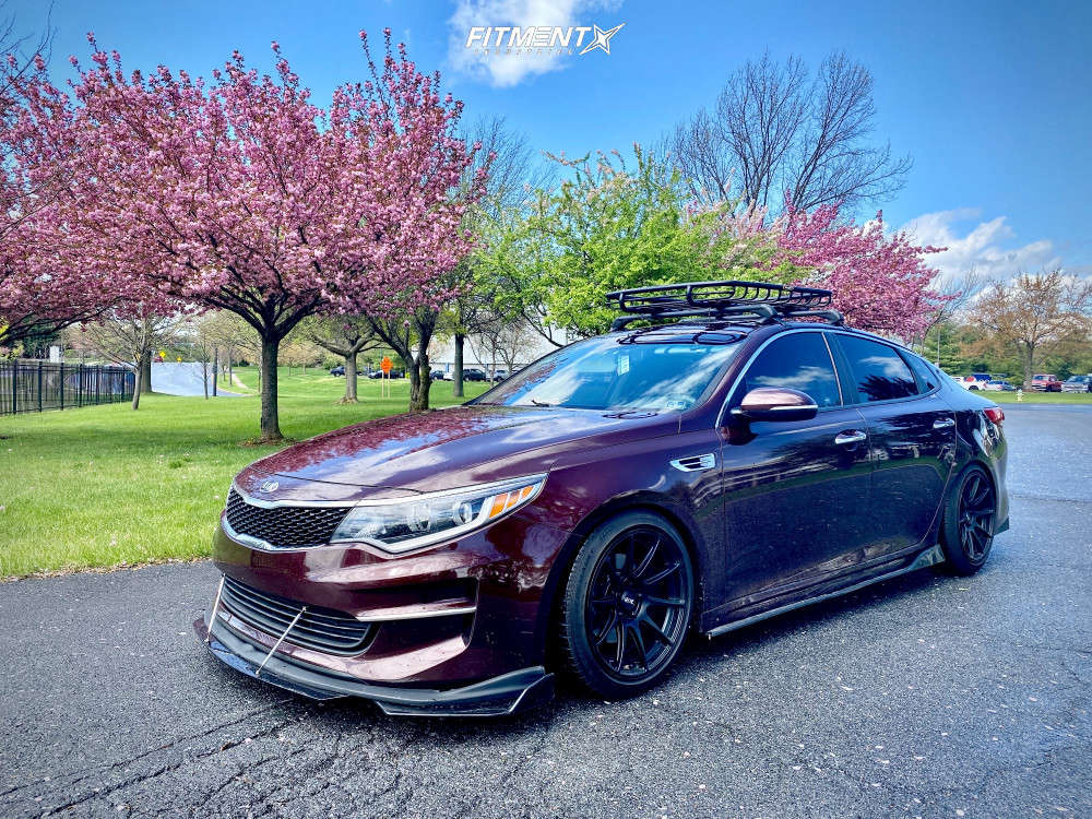 2016 Kia Optima LX 1.6T with 18x8.75 XXR 527 and Douglas 225x45 on Lowering  Springs | 1008358 | Fitment Industries