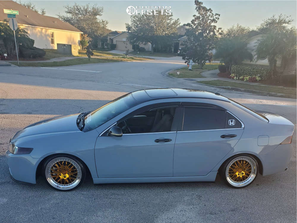 2005 Acura TSX with 18x8.5 35 XXR 570 and 215/35R18 Leao Lead and Coilovers  | Custom Offsets