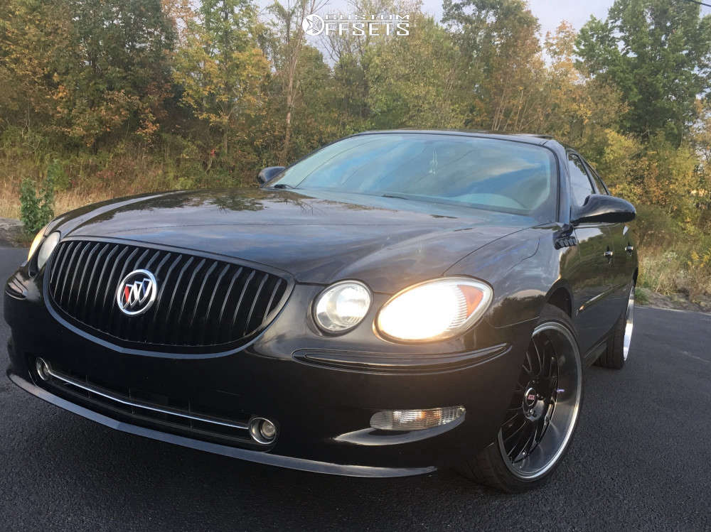 2008 Buick LaCrosse with 20x9 35 STR 514 and 255/35R20 Nitto Nt555 and  Stock | Custom Offsets