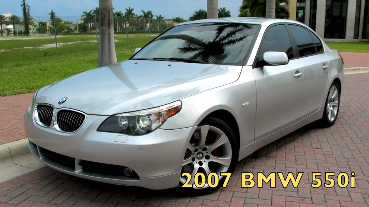 2007 BMW 550i Silver A2506 - YouTube