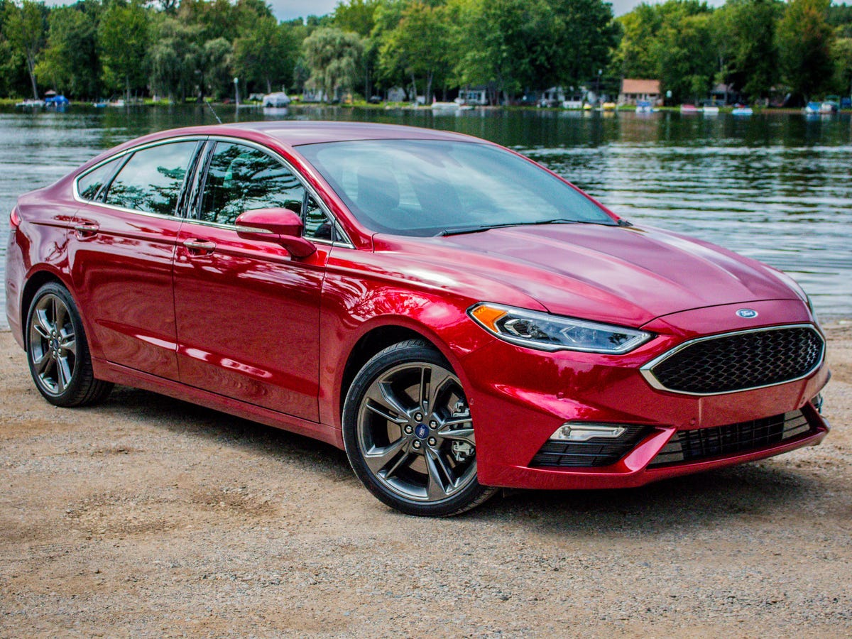 2017 Ford Fusion V6 Sport review: Twin-turbo V6 power and tight handling  produce a sleeper family sedan - CNET