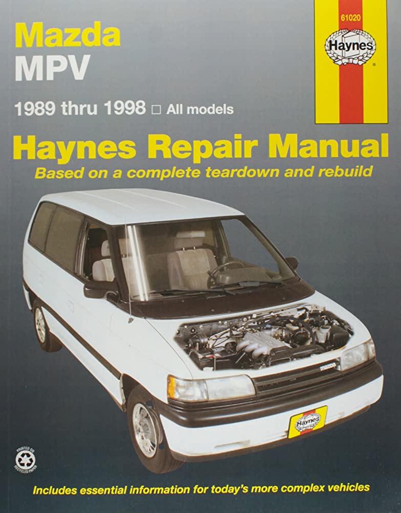 Mazda MPV for Mazda MPV models (1989-1998) Haynes Repair Manual (USA):  Haynes, Editors: 9781563927270: Amazon.com: Books