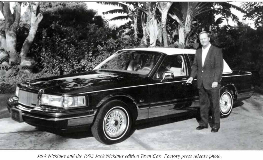 The Jack Nicklaus Edition Lincoln Town Car - Lincoln & Continental Owners  Club