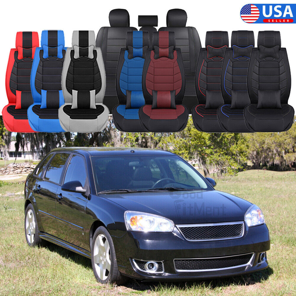 For Chevrolet Malibu Maxx 04-07 Car Seat Covers Full Set Leather 5-Seat  Cushion | eBay