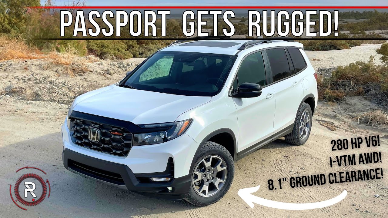 The 2022 Honda Passport Trailsport Is A More Rugged Looking Family SUV -  YouTube