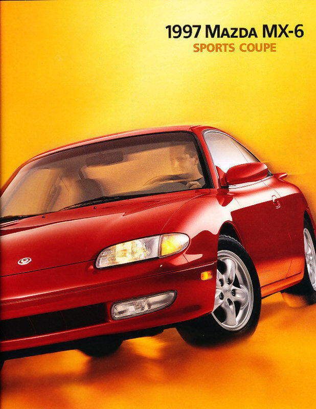 1997 Mazda Mx-6 Mx6 Sport Original Car Sales Brochure Catalog | eBay