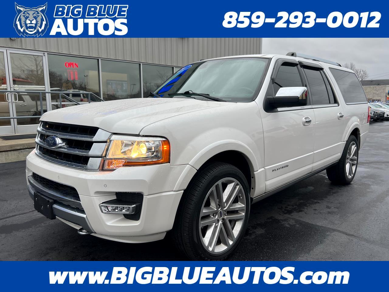 Used 2017 Ford Expedition EL Platinum 4x4 for Sale in Lexington KY 40505  Big Blue Autos