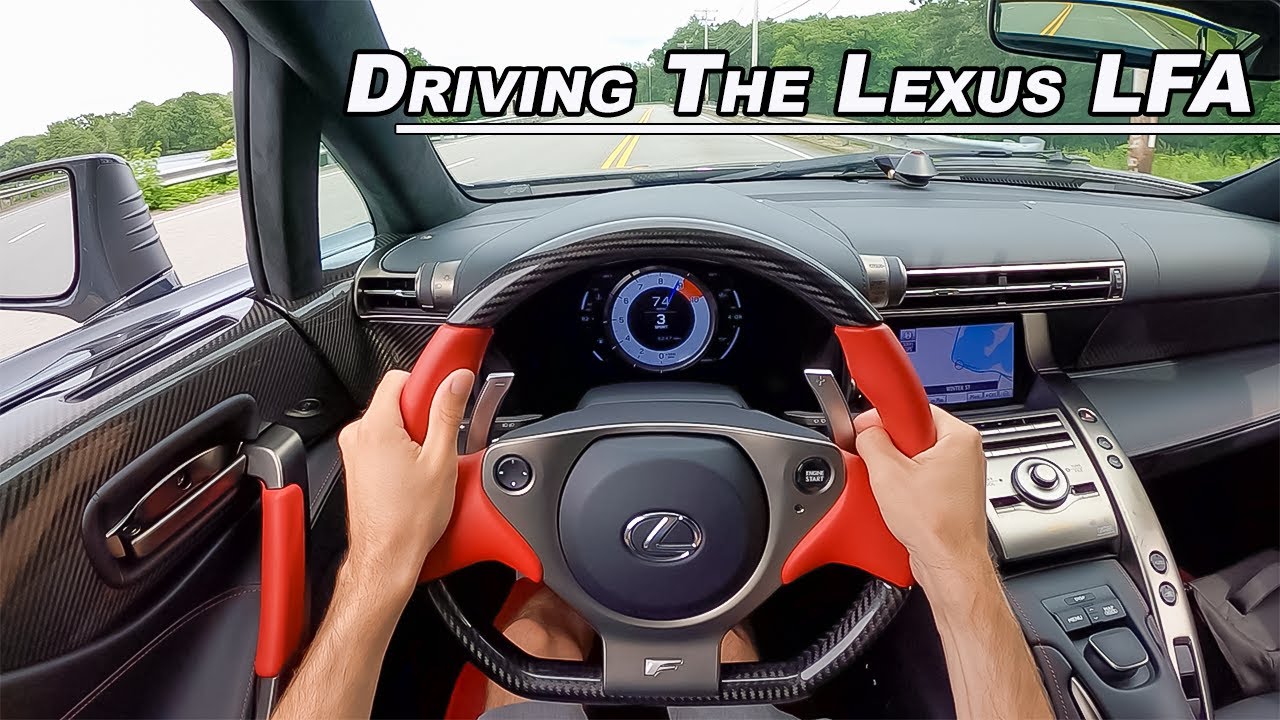 Driving The Lexus LFA - 9000 RPM V10 Supercar (POV Binaural Audio) - YouTube