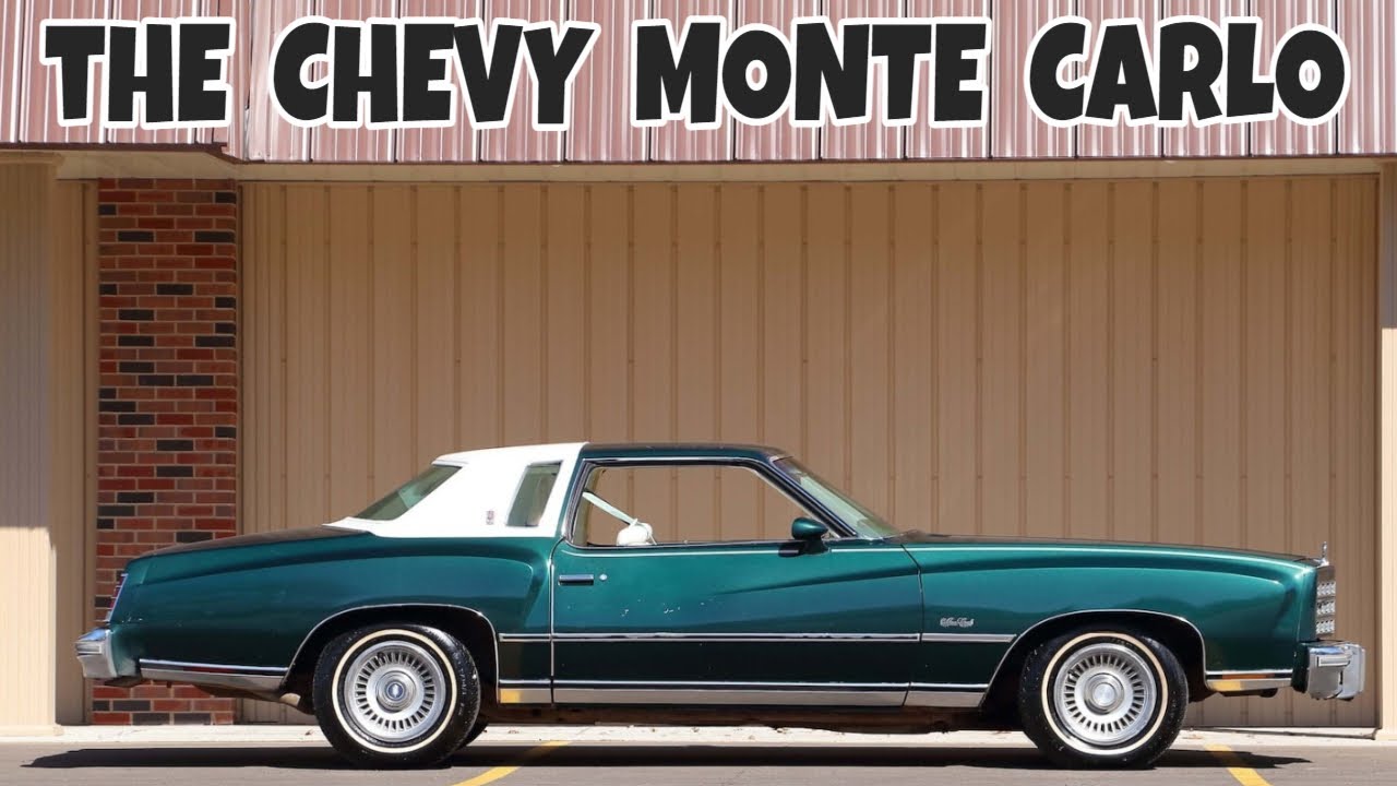 CHEVROLET MONTE CARLO : WHY IT WAS SO POPULAR - YouTube