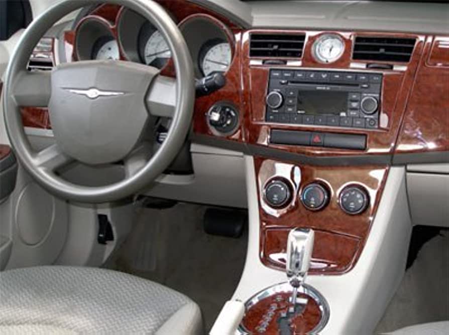 Amazon.com: Chrysler Sebring Interior BURL Wood Dash Trim KIT Set 2008 2009  2010 2011 : Automotive