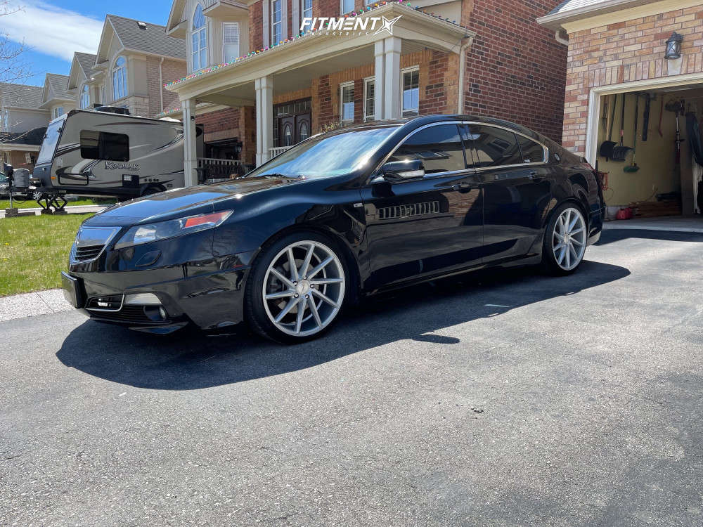 2014 Acura TL SH-AWD with 20x9 Vossen Cvt and Nexen 245x35 on Lowering  Springs | 1625182 | Fitment Industries