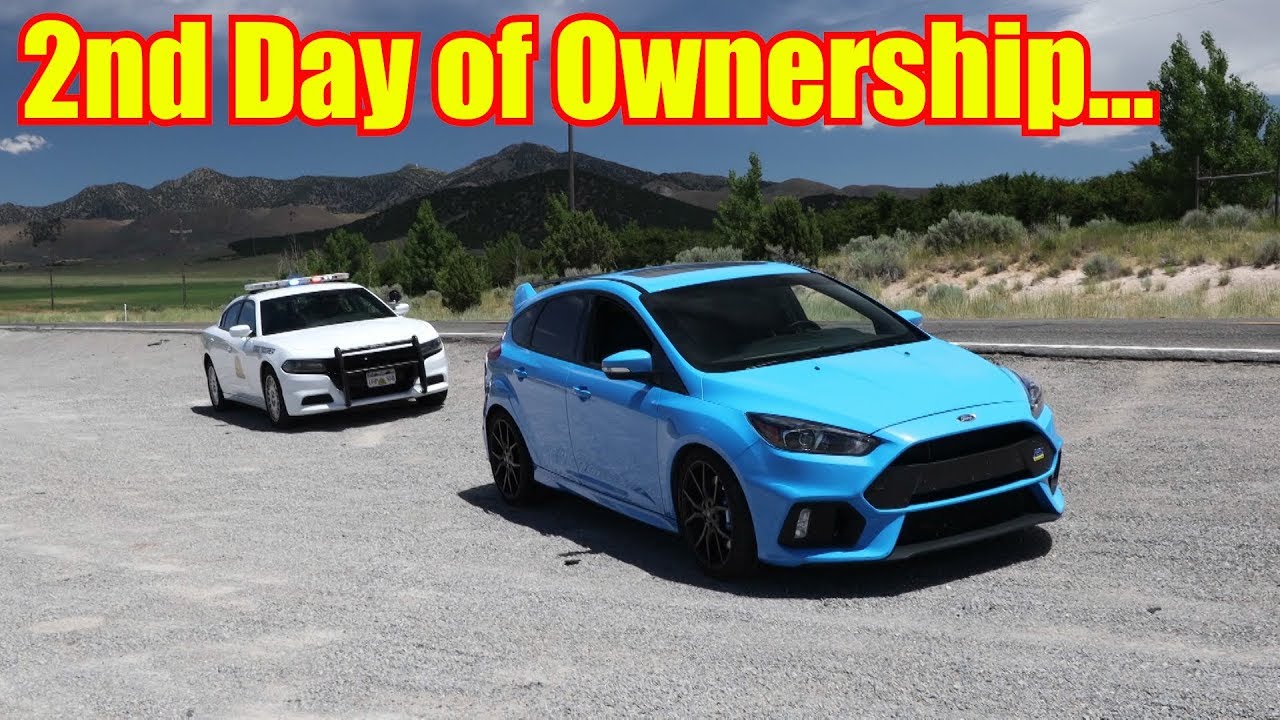 Police Not Happy - Top Speed Test in the Ford Focus RS - YouTube