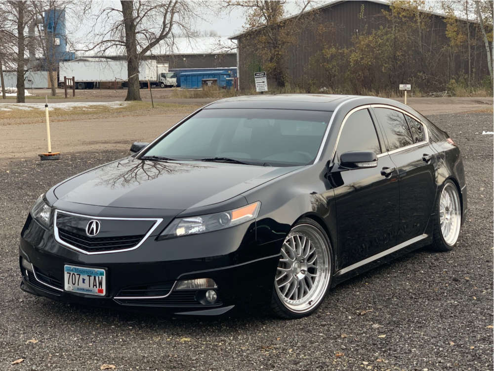 2014 Acura TL with 19x9.5 35 ESR Sr01 and 245/30R19 Fullway Hp108 and  Coilovers | Custom Offsets