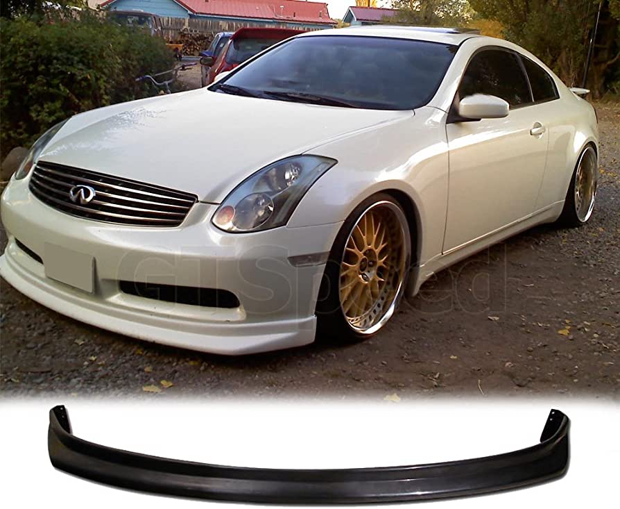 Amazon.com: [GT-Speed] Compatible/Replacement for N1 Style PU Front Bumper  Lip, 2003-2005 Infiniti G35 2-Door/Coupe Only (Not Compatible With 4-Door &  Sport Bumper) : Automotive