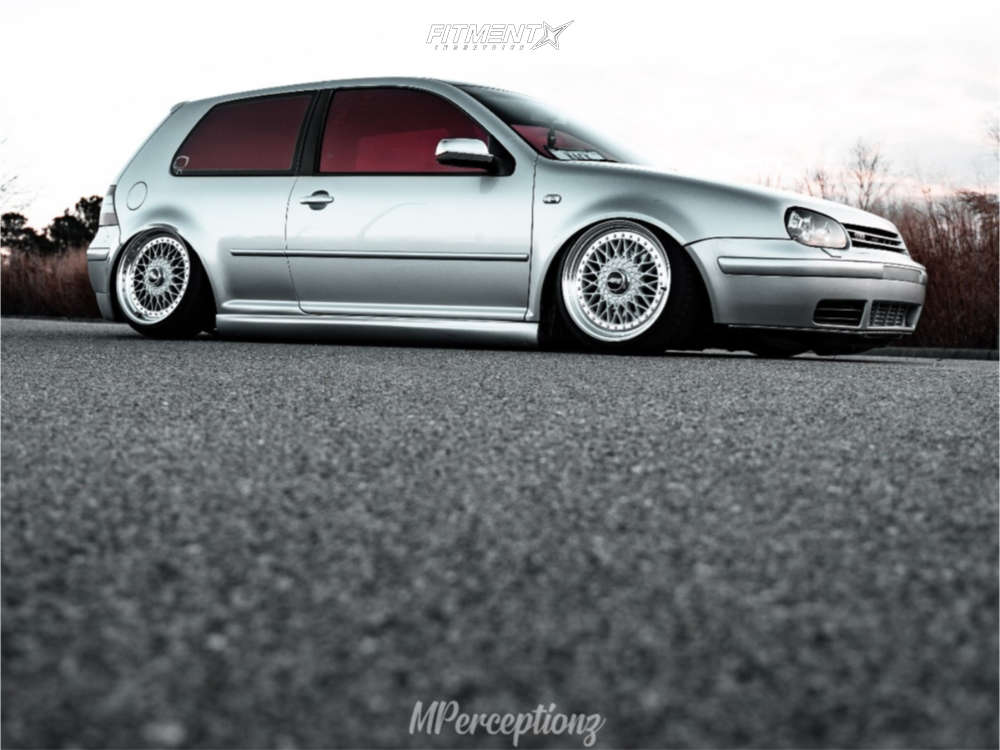 2002 Volkswagen Golf GTI 337 with 17x9.5 ARE 398 and Achilles 205x40 on Air  Suspension | 1512861 | Fitment Industries