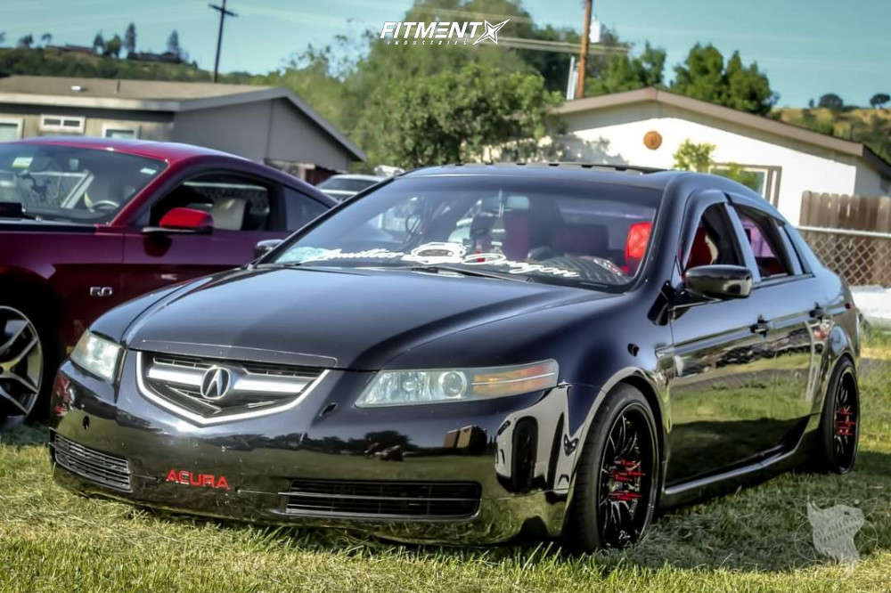 2004 Acura TL Base with 18x8.5 Aodhan Ds07 and Federal 245x35 on Coilovers  | 1713520 | Fitment Industries