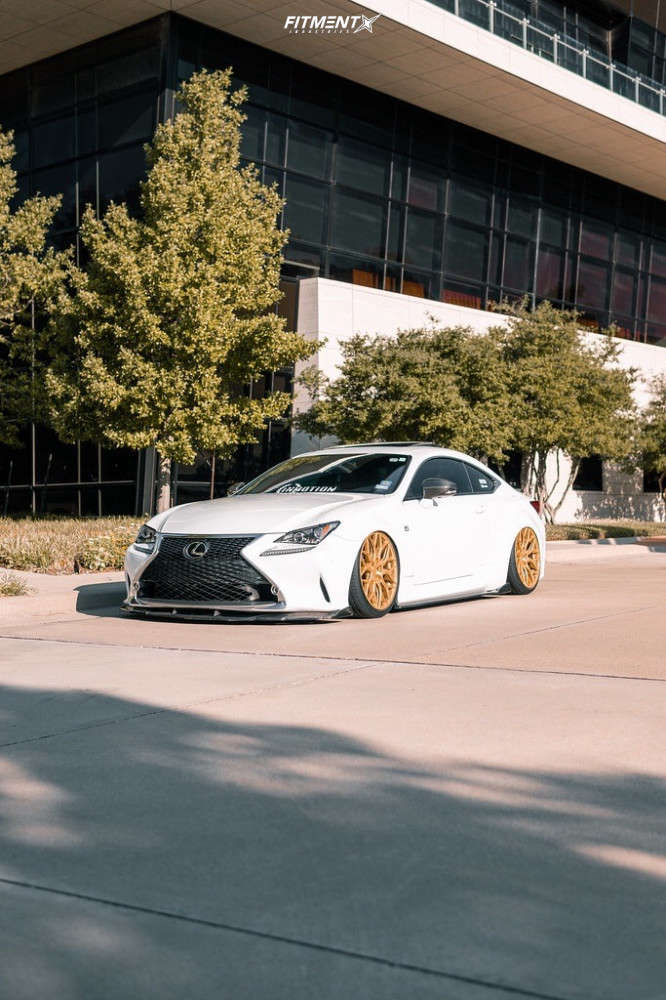 2016 Lexus RC200t F Sport with 20x9 Vossen HF-2 and Toyo Tires 245x20 on  Air Suspension | 794446 | Fitment Industries