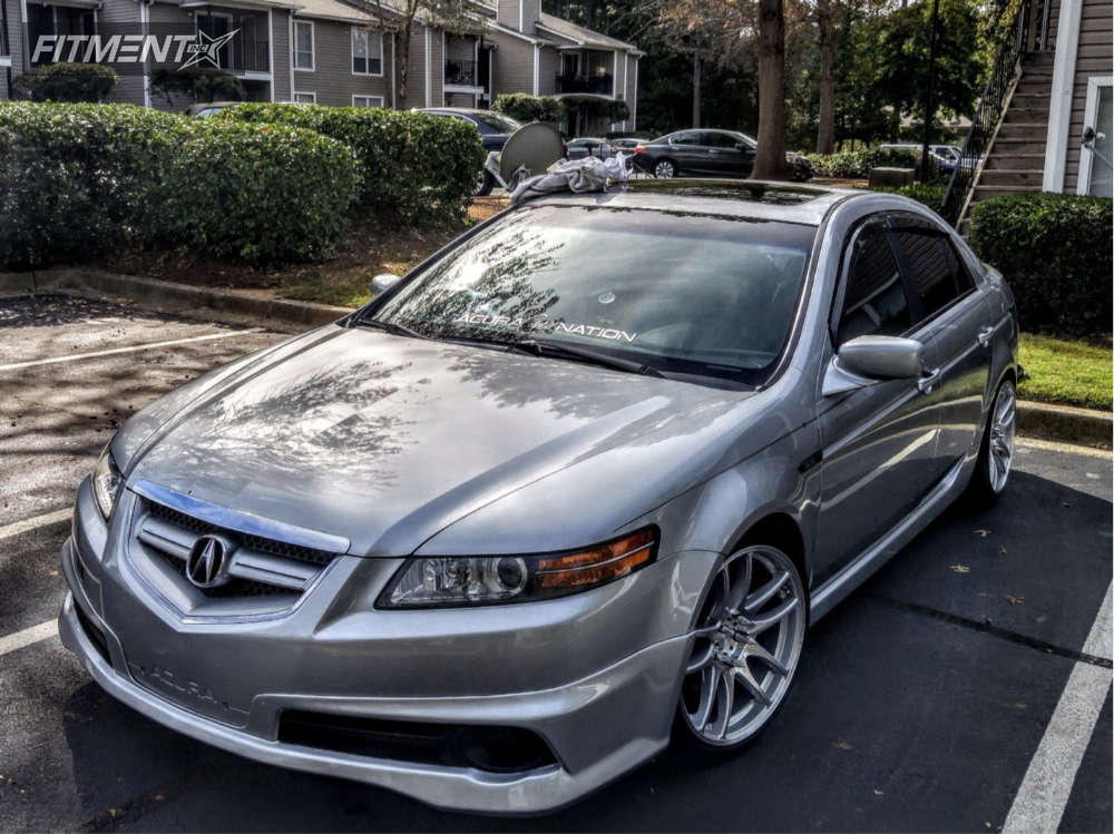 2006 Acura TL Base with 18x9.5 ESR Sr08 and Nankang 235x40 on Coilovers |  310460 | Fitment Industries