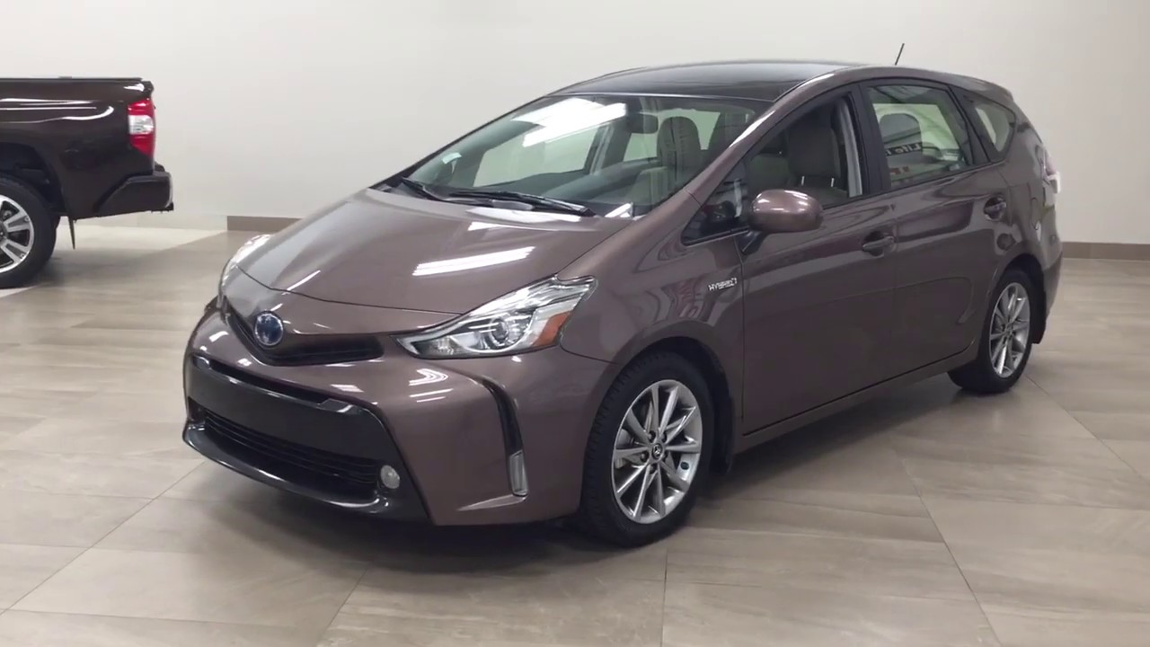 2017 Toyota Prius v Review - YouTube