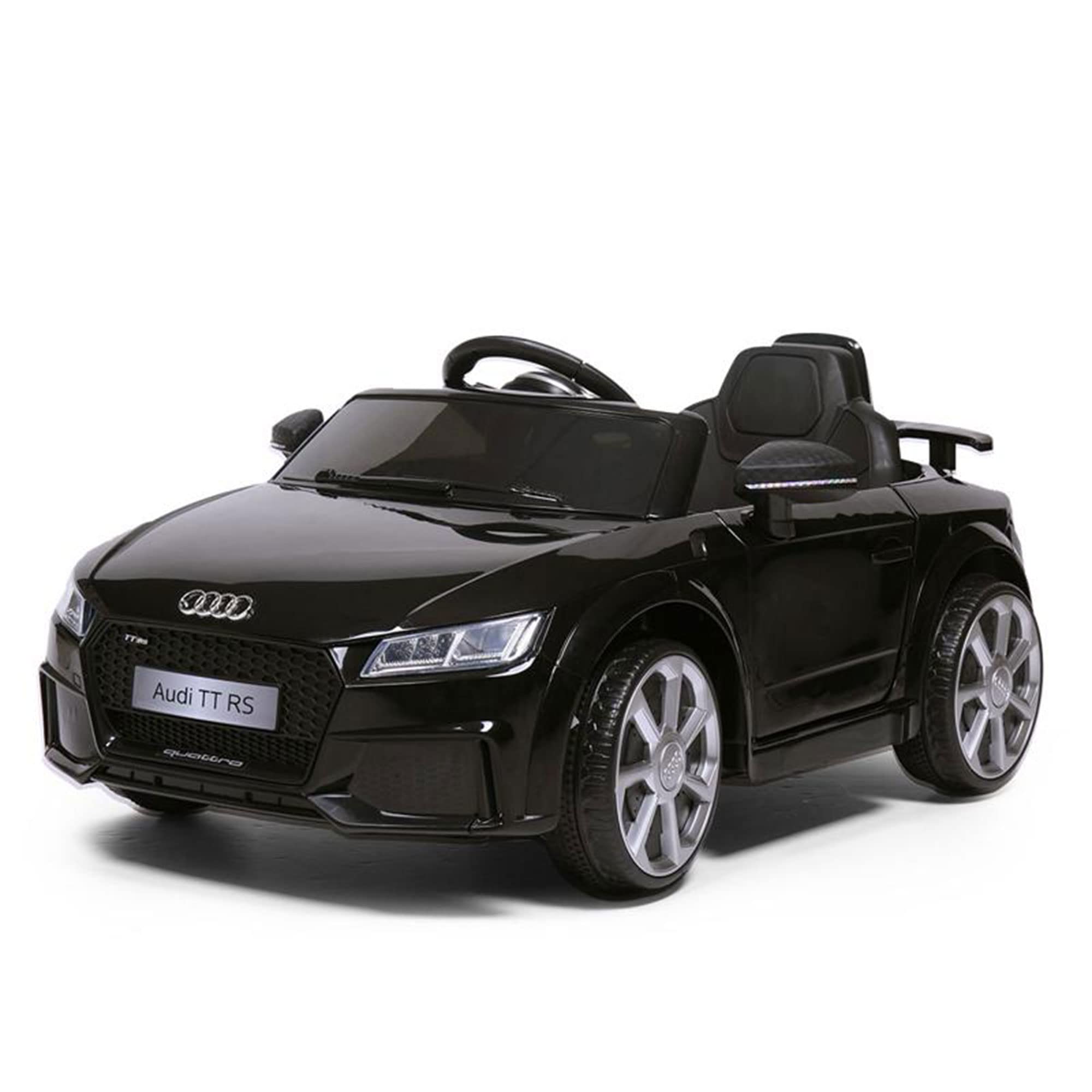 Amazon.com: TOBBI Kids Ride On Car,Audi TT RS Licensed Kids Electric car w/  Battery Powered Car w/2 Motors Remote Control,Music Mp3,Two Doors Open,Play  AUX, for Boys Girls Black : Toys & Games