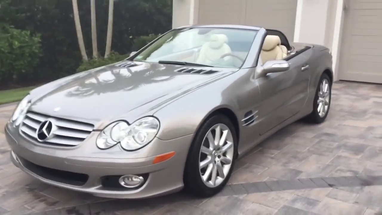 2007 Mercedes Benz SL550 Roadster Review and Test Drive by Bill - Auto  Europa Naples - YouTube