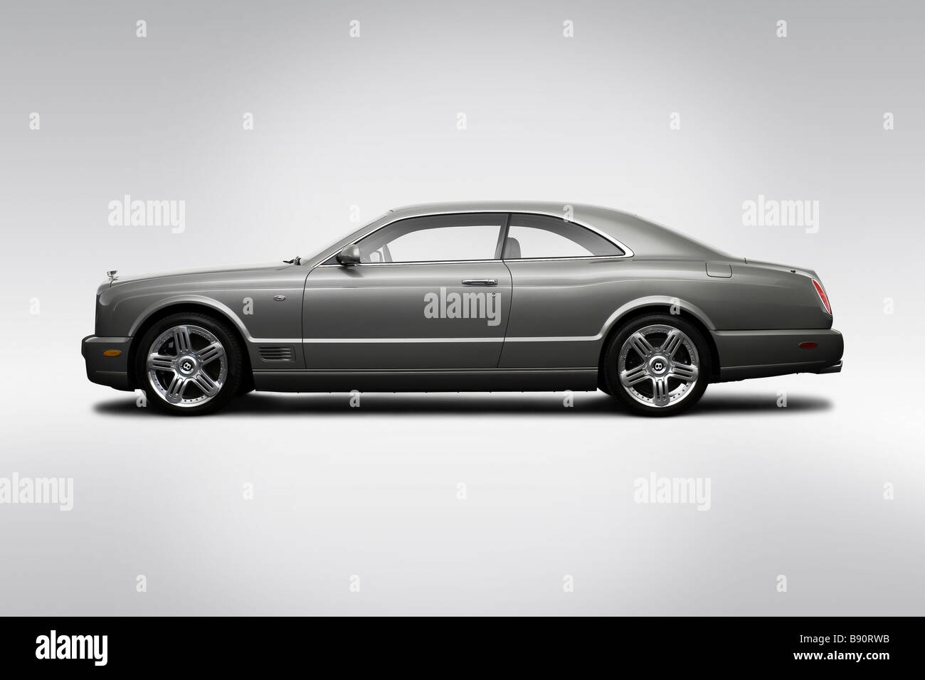 2009 Bentley Brooklands in Gray - Drivers Side Profile Stock Photo - Alamy